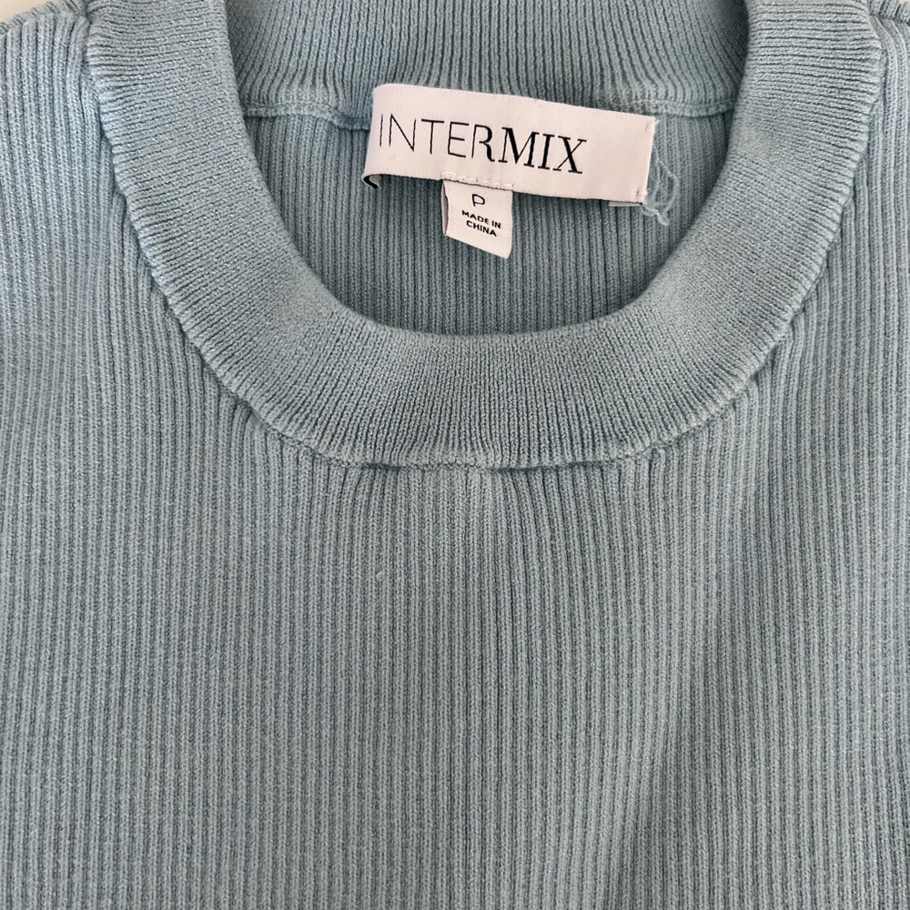 Blue Intermix Top - Picture 2 of 3